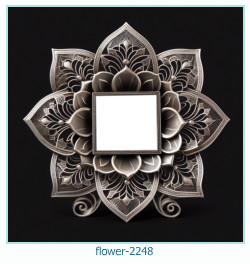 flower photo frame 2248